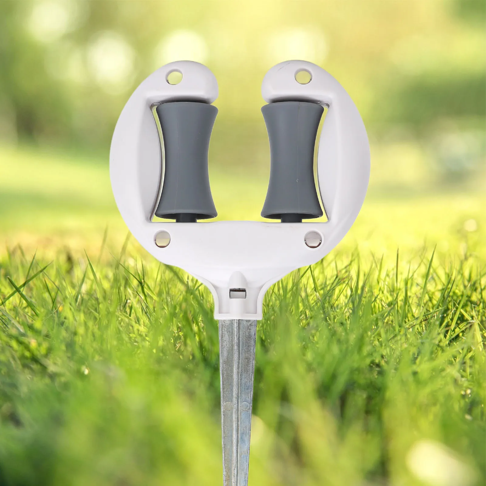 Garden Hose Nail Top Roller Soft Water Pipe Positioning Pointed Lawn Hose Spike Holder Garden Nail