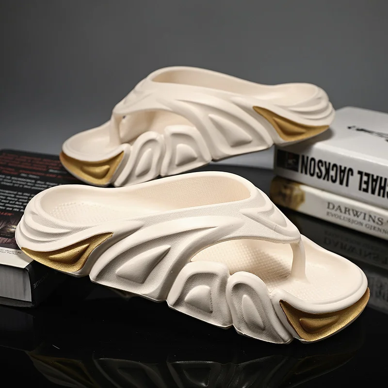 Pánské žabky, pohodlné, protiskluzové, letní pantofle, pantofle pro vnitřní i venkovní použití, měkké pěnové pantofle_voghion.com