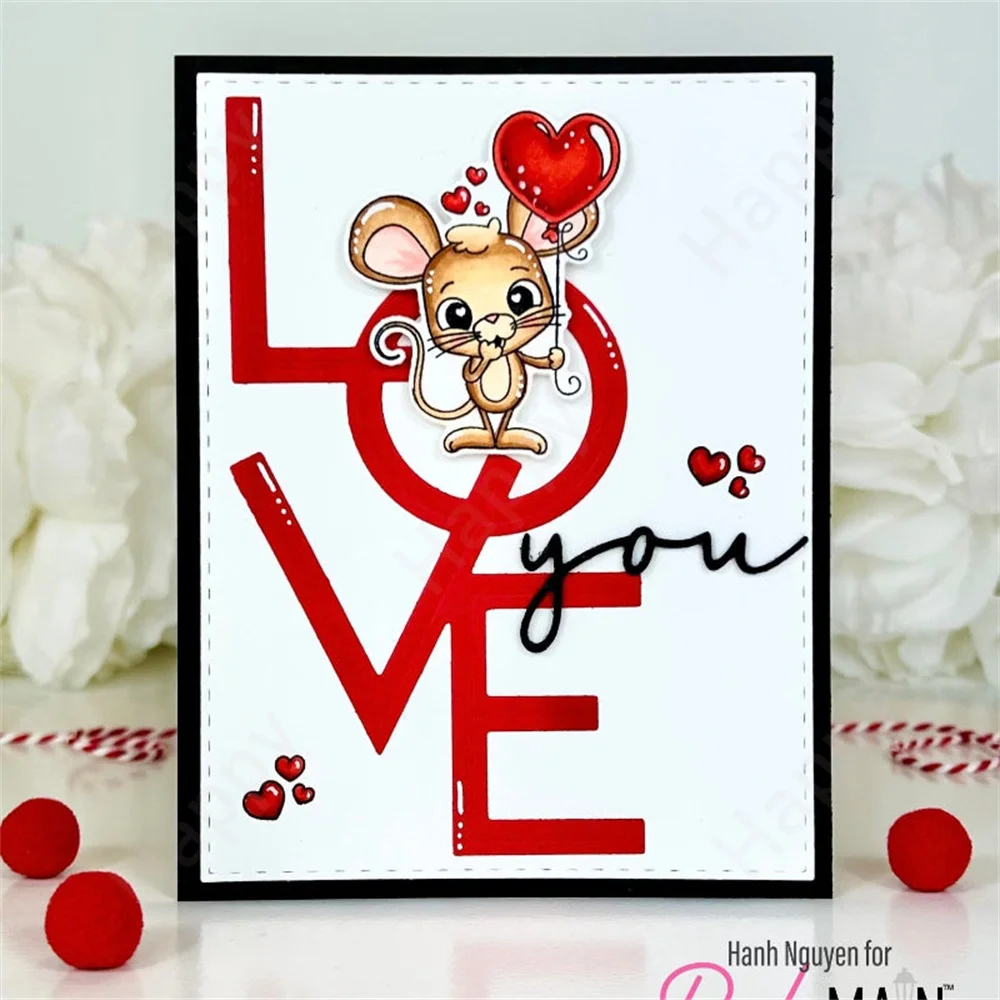 초콜릿 러브 메탈 커팅 다이스 스탬프 DIY 공예 제작용 인사말 카드 스크랩북 도넛 장식 엠보싱 템플릿