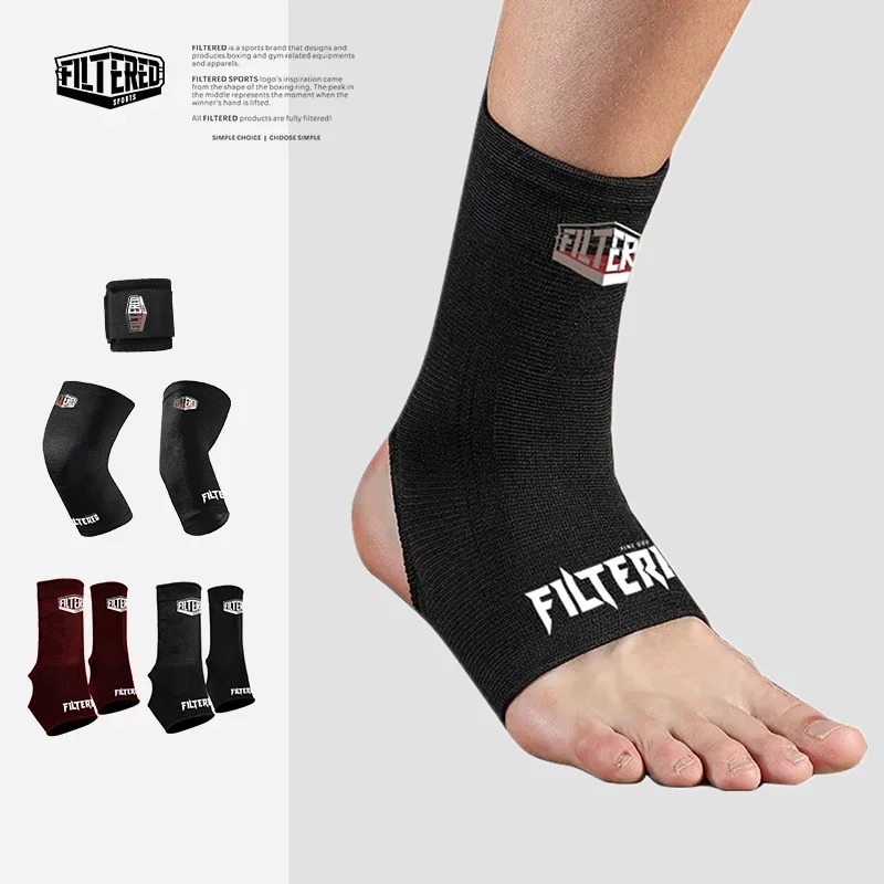 FILTERED Sports High Elastic Compression 3D Knitted Protection Gear for Boxing Muay Thai Elbow Wrist Knee Ankle PAP01