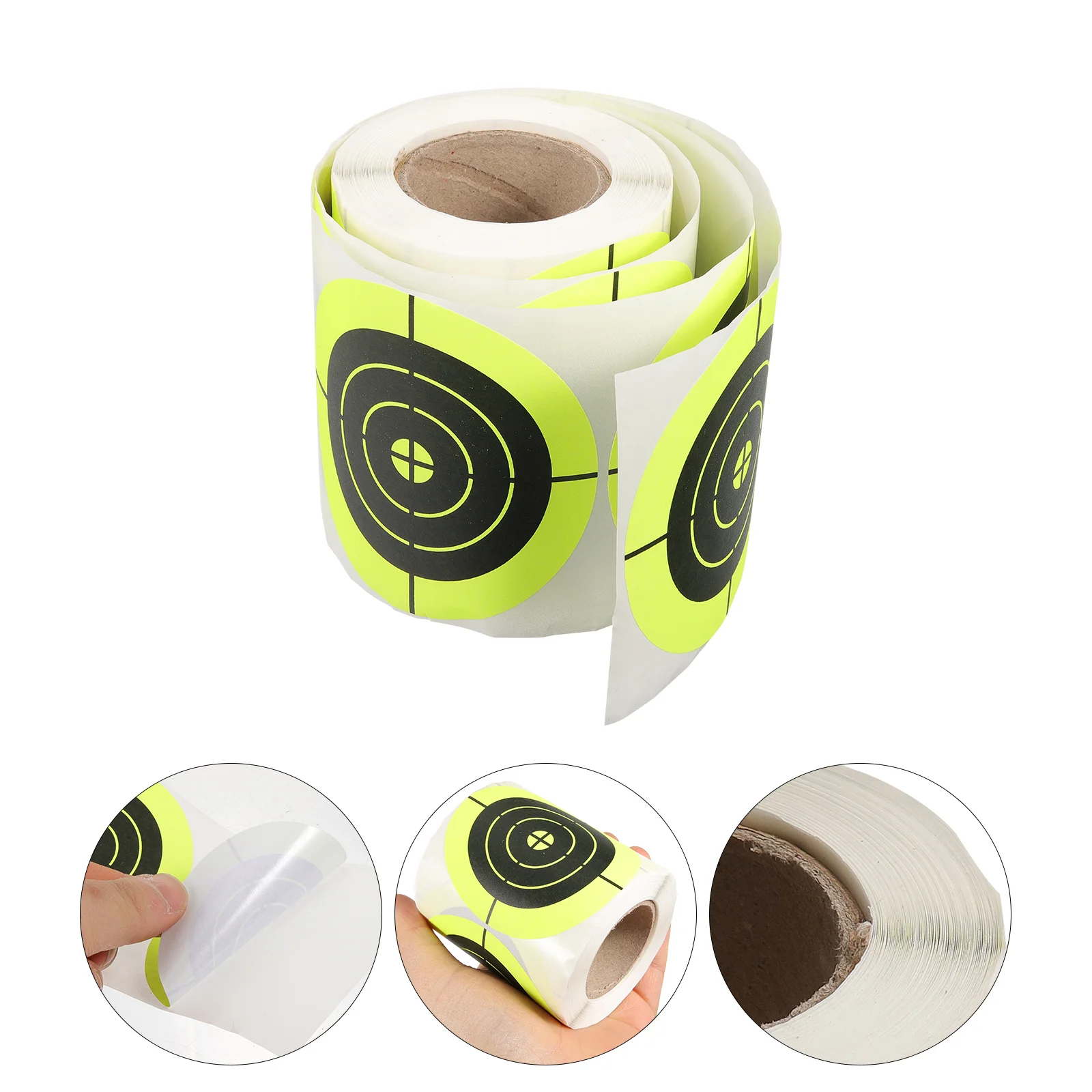 1 Roll Paper Target Labels Adhesive Target Sticker Fluorescent Target