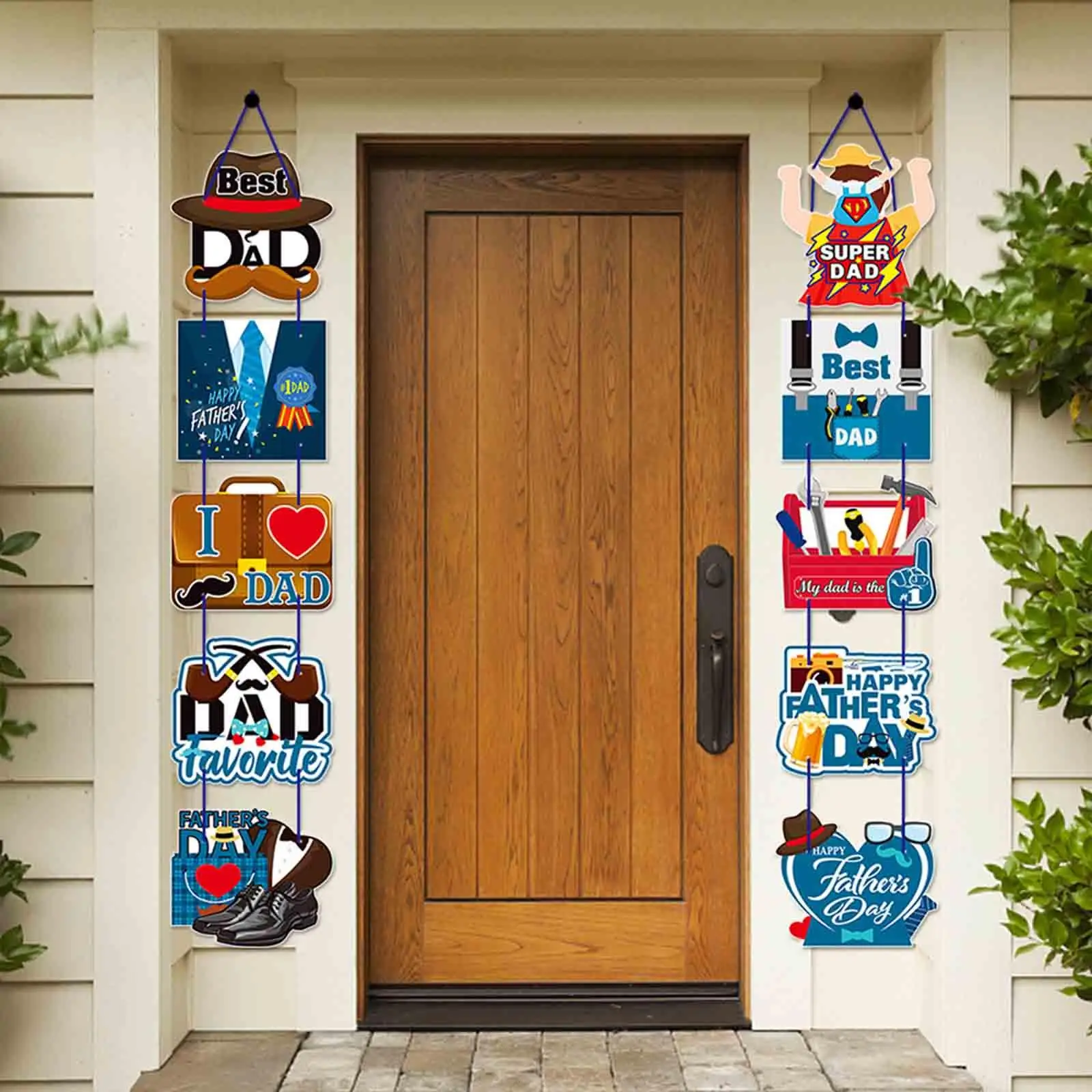 

Декорации на День отца, уникальные подарки на день отца, дверные баннеры, вертикальная бумага для окон, фотодвор