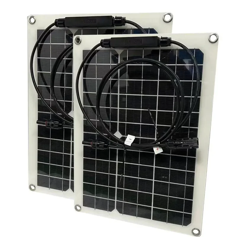 

Solar Panel 12/24V Charger 30A/60A Controller Power Supply System Photovoltaic Household Components Usb