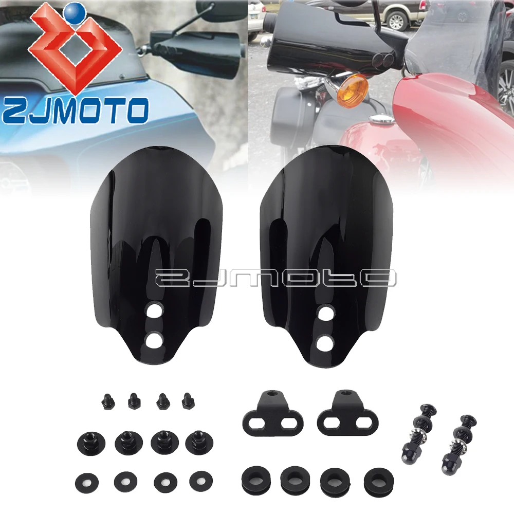 

Black Motorcycle Handlebar Handguard For Harley Touring Electra Glide FLHT FLHTP 2019-20 Street Glide FLHXS FLHX FLHXSE 2014-20