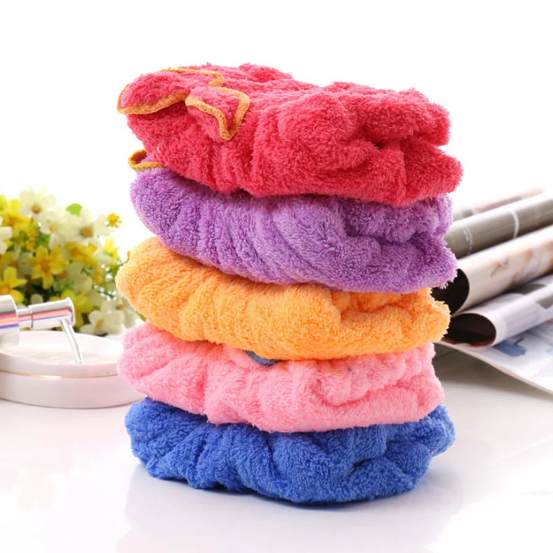 Microfiber thick coral fleece absorbent quick-drying cap confinement cap women's bag turban shower household dry hair towel dry hair cap,womens turban headwear