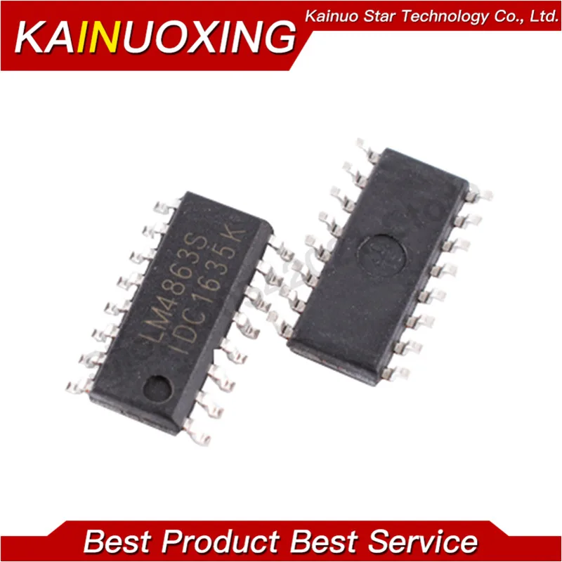 1pcs/lot LM4863 LM4863N DIP-16 In Stock #98/7