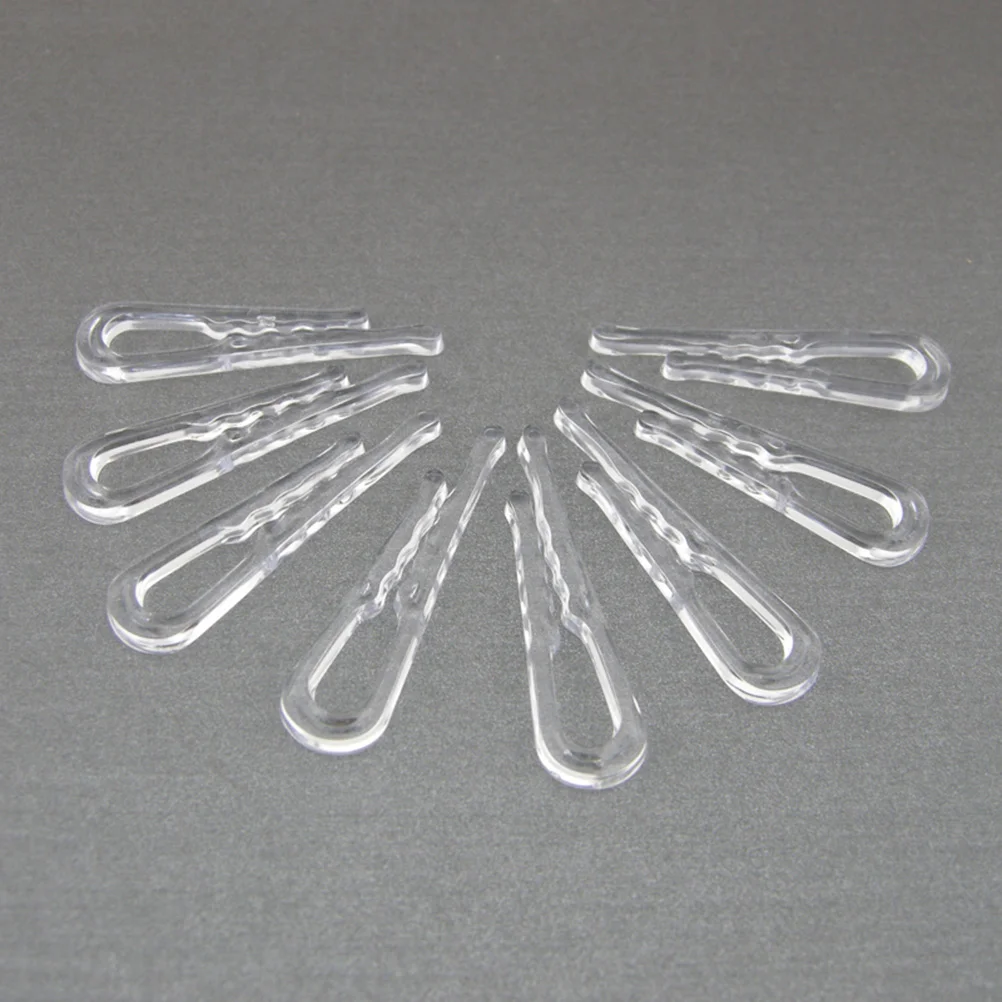 

Plastic Transparent Clip Clear Multifunction Stockings Cloth Clip Toothed Clothespin for Shirt Bra Briefs Sock Pants