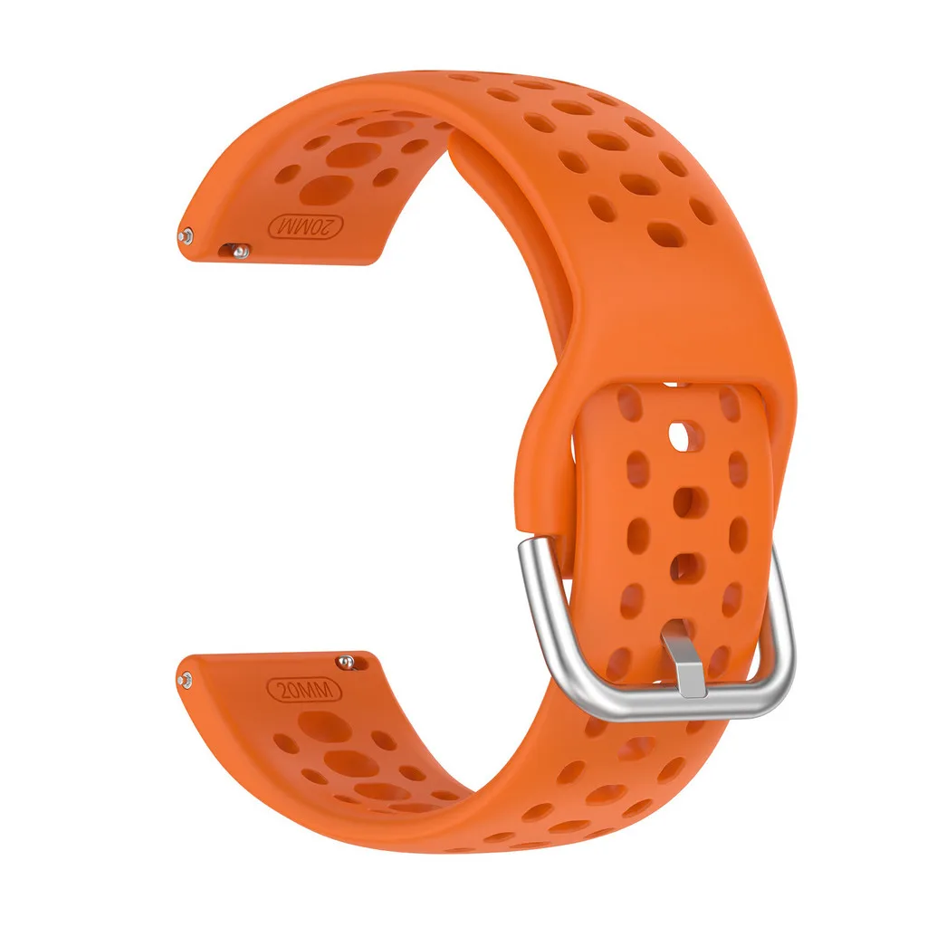 Women's Breathable Sport Silicone Watchband - Soft Replacement Strap