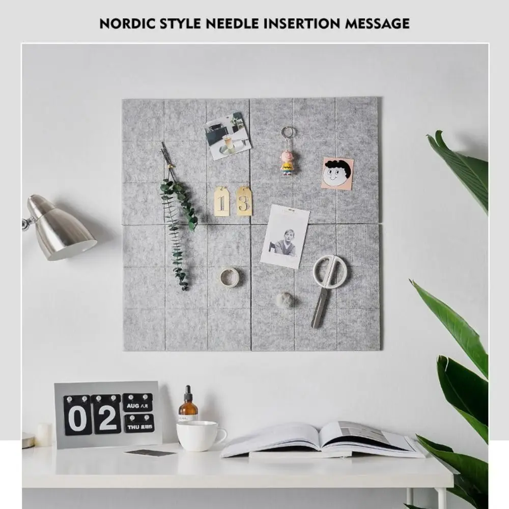 Felt Pin Board Message Notice Board Memo Display For Walls Offices Home School