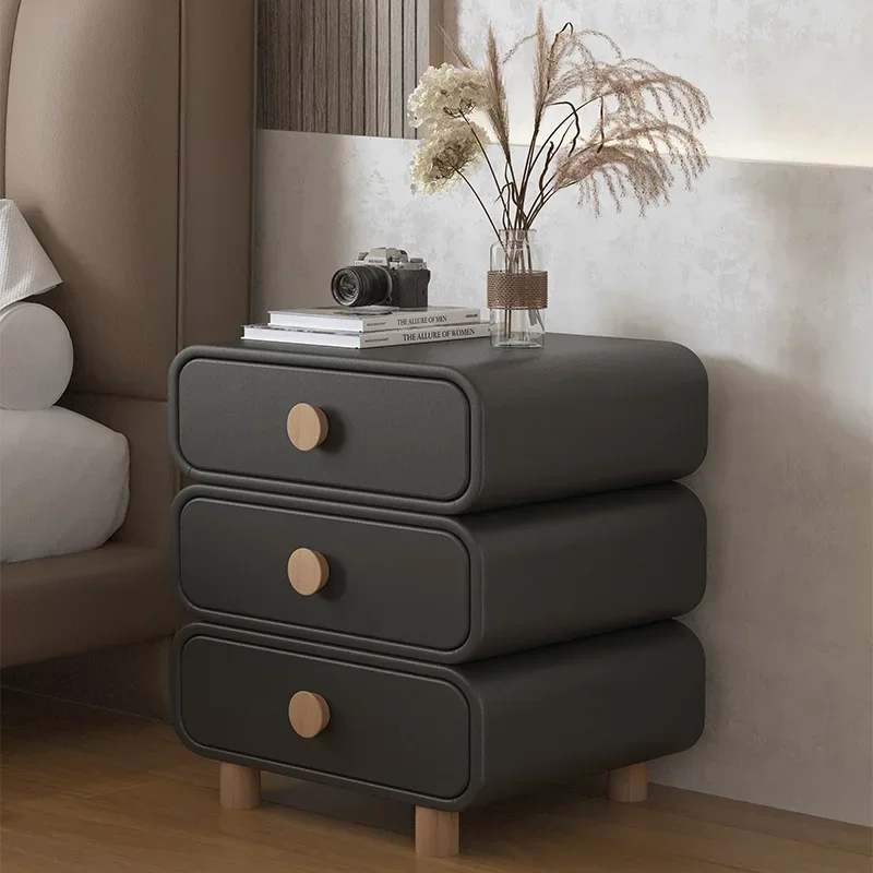 Bed Table Small Sofa Side Tables End Desk Bedside Round Bedside Storage Cabinet Night Designer Room Bedroom Design Living Locker