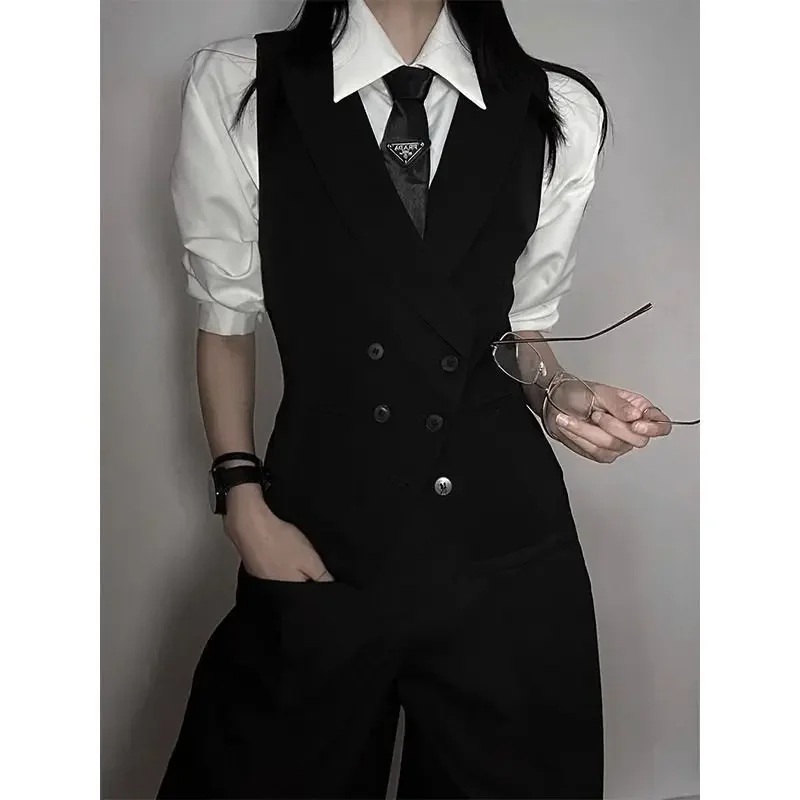 Bla costume ensemble hommes coupe ajustée printemps automne haute Sensation cérémonie Jaet gilet neutre Sle Double 2025 offre spéciale