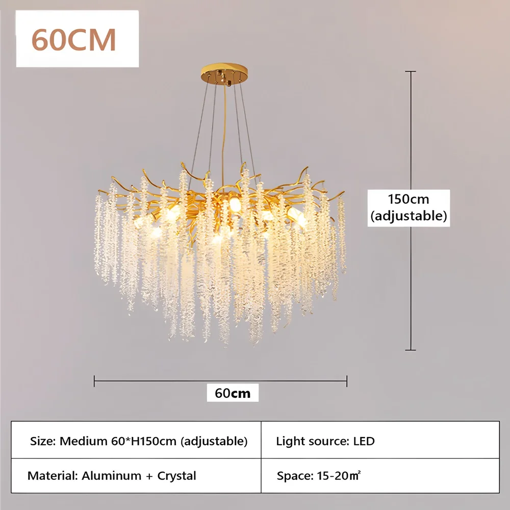 Modern New Crystal Chandelier Image 10