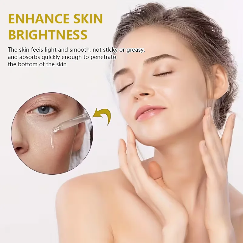 Vitamin E oil moisturizes and firms, rich in various vitamins and hyaluronic acid, suitable for all skin types.