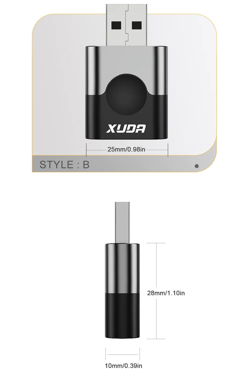 XUDA 2in1 Smart Mini Adapter Drahtlose CarPlay Box Android Auto Dongle Für OEM Auto Plug und Play WiFi Bluetooth Auto verbindung – Detail 11