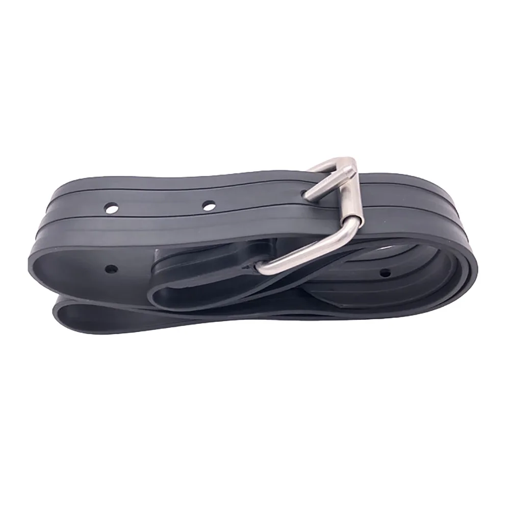 1.3M/1.5M/1.8M Underwater Weight Diving Belt Freediving Diving Rubber Weight Belt With Stainless Steel Quick Release Buckle