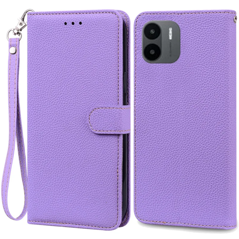 Leather Flip Wallet Phone Case - Elegant Book Style Cover, Durable Protection, Sleek Design