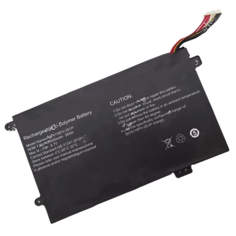 Bateria de Substituição para Netbook Tablet pc 5074116pv2s1p 7.7v 30.8wh 4000mah 7.6v 38wh 5000mah A22b07914 Novo