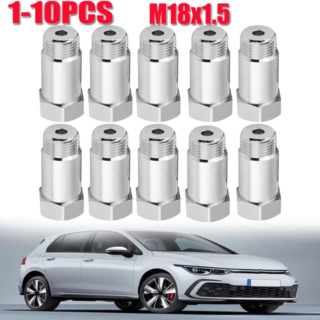 M18X 1,5 Sauerstoff O2 Sensor Extender O2 Sauerstoff Sensor Spacer Auto CEL  Fix Check Engine Licht Eliminator Adapter Konverter 1 stücke - AliExpress