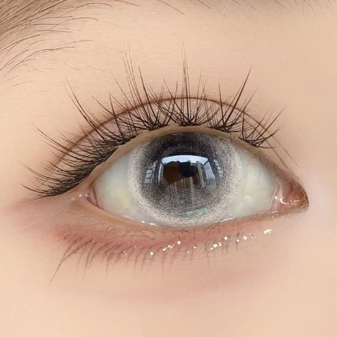 Black and White Halloween Crazy Eye Contact Lenses (1 Pair)