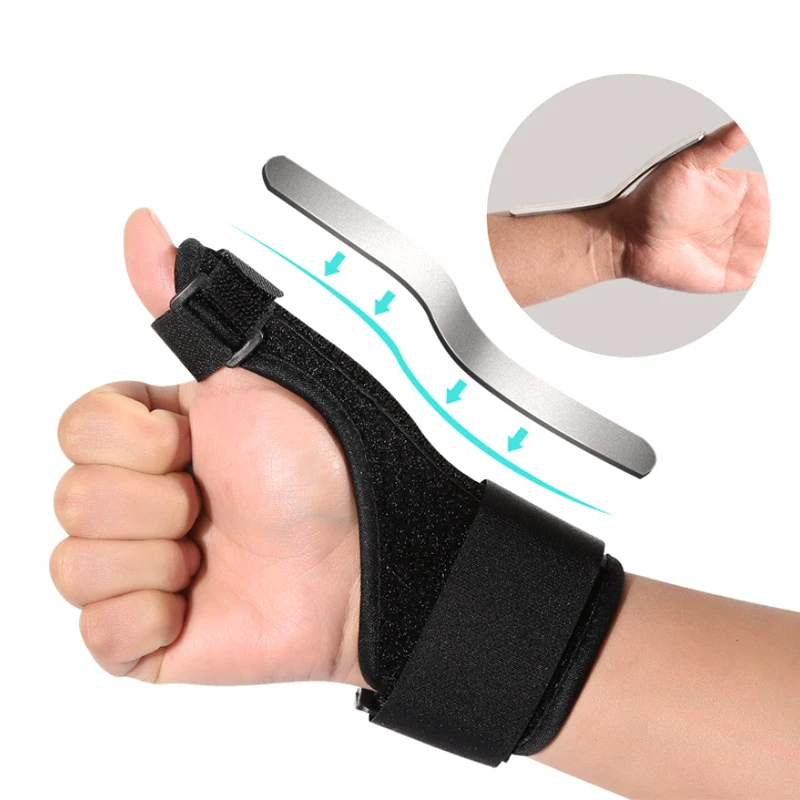 

1Pc Wrist Thumb Support Protector Tendon Sheath Injury Recovery Thumb Brace Splint Finger Sprain Retainer Health Care Tool