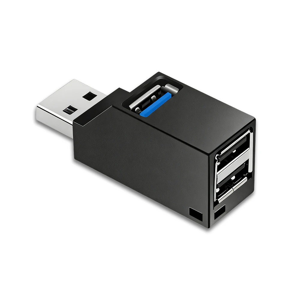 Hub USB 3-w-1, Adapter USB 3.0, Stacja Dokująca USB, Rozdzielacz USB, Przedłużacz, Adapter OTG, Szybki Adapter 5Gbps do PC, Laptopa, Macbooka