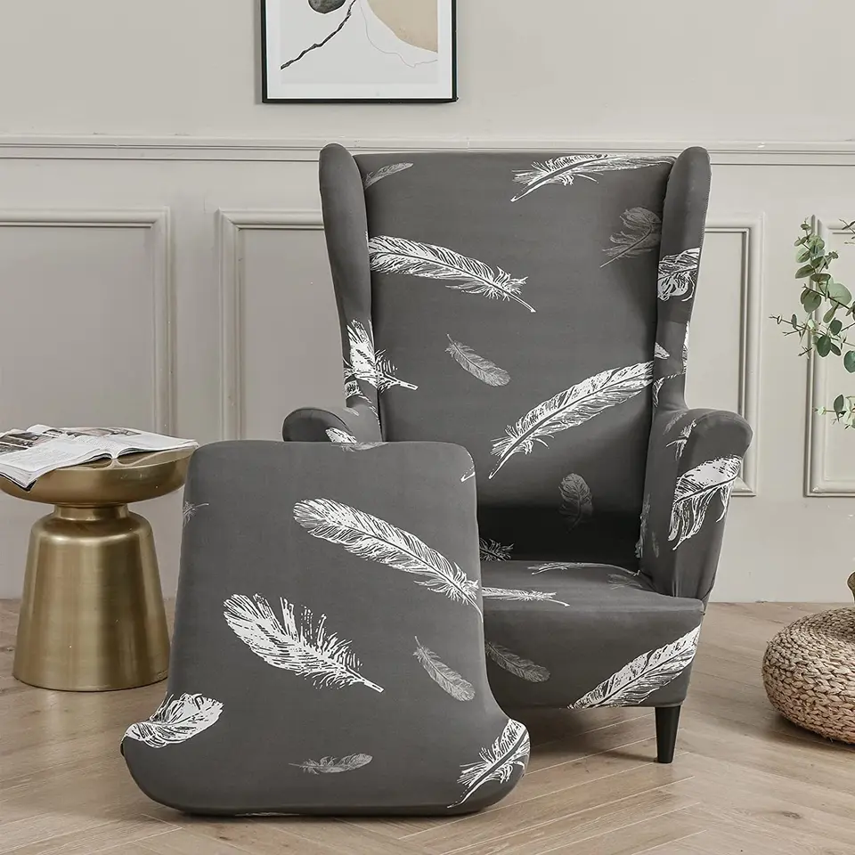 Nordic Stretch Armchair Cover with Cushion