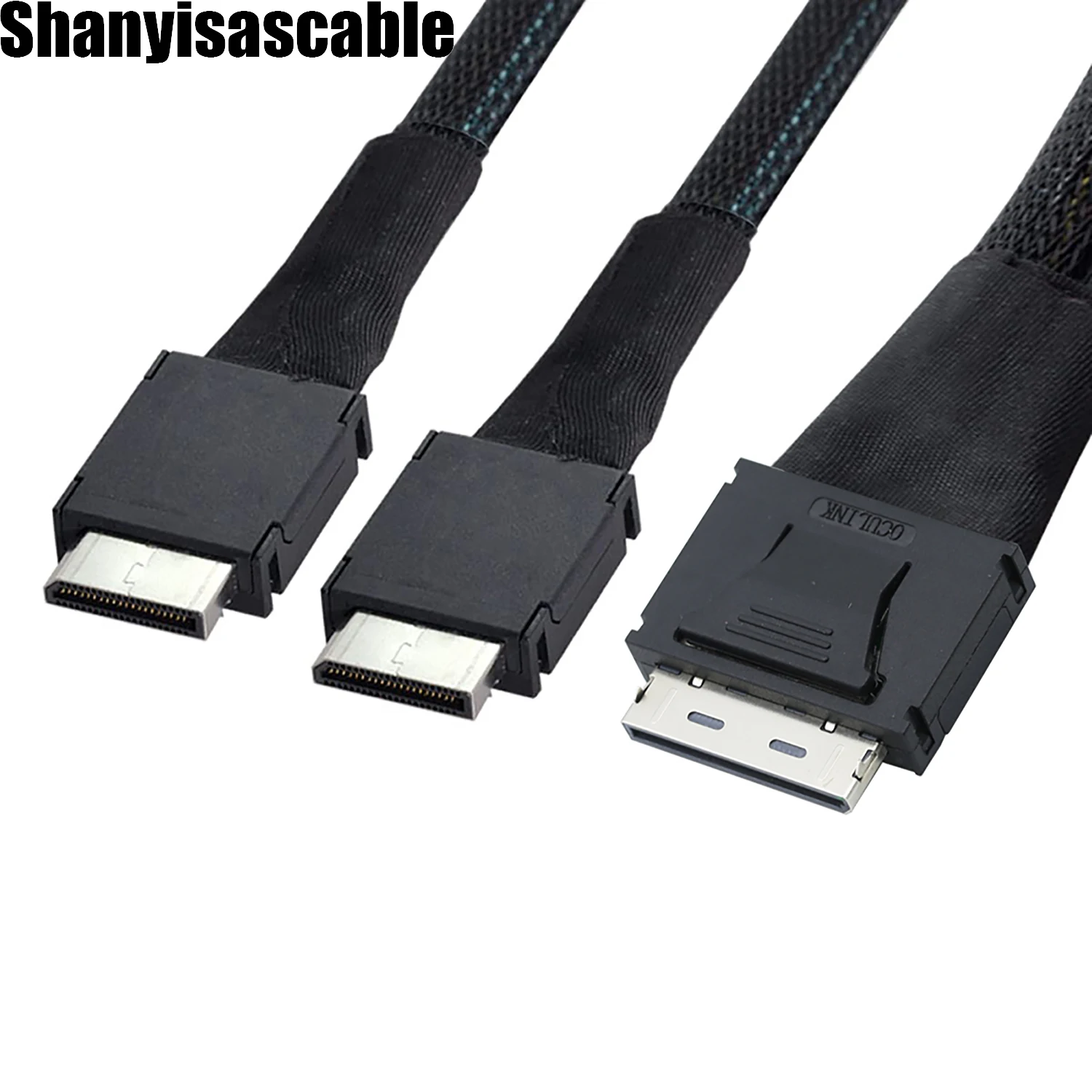 PCIE Oculink SAS ���̺� SFF-8611, ���� ����Ϳ�, 8I  2X, 2 SFF-8611, 4I, 1M