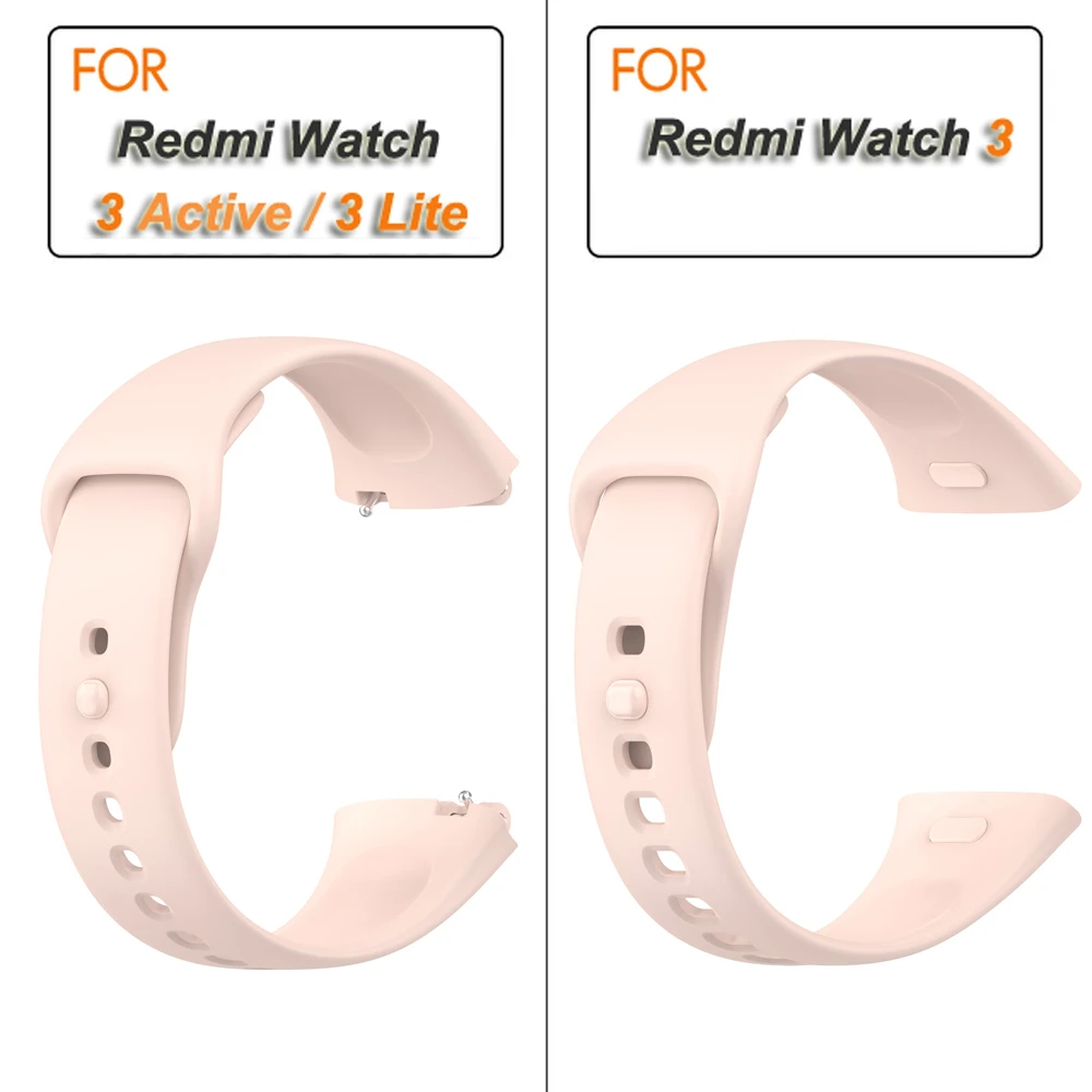 Silicone Replacement Watch Strap for Xiaomi Redmi Watch 3 - Comfortable and Durable Bracelet