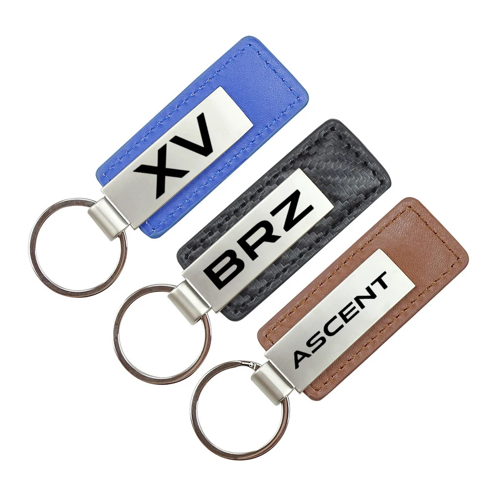 Car Emblem Key Chain For Subaru WRX STELLA OUTBACK LEGACY Justy IMPRCZA FORESTER Exiga CHIFFON Brz ASCENT Key Rings Accessories car key chain
