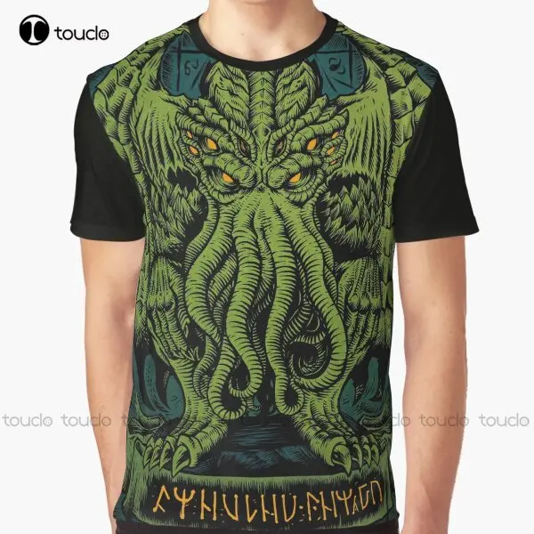 

The Sleeper Of R'Lyeh графическая футболка на заказ Aldult Подростковая унисекс Цифровая Печать искусственная печать подарок Женская одежда