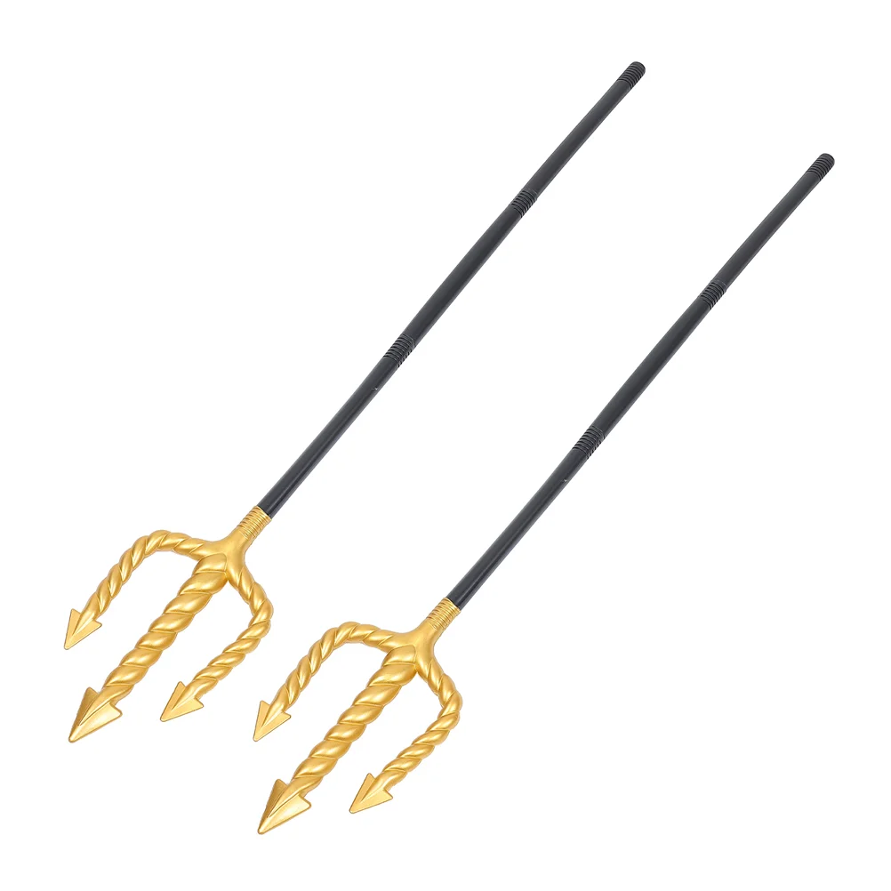 

Plastic Imitation Tridents Cosplay Trident Playthings Stage Mermaid Toy