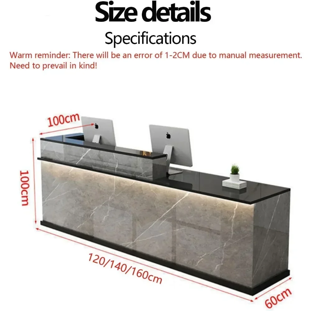 Cashier Company Front Desk Cashier Desk Reception Counter Simple Modern Simple Corner bar Table Company Reception