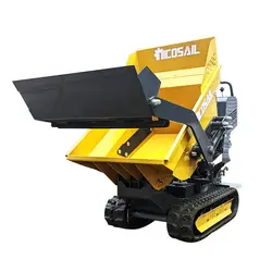 Mini benne basculante polyvalente pour ferme, transporteur à chenilles, camion à benne basculante, petit camion, 500kg