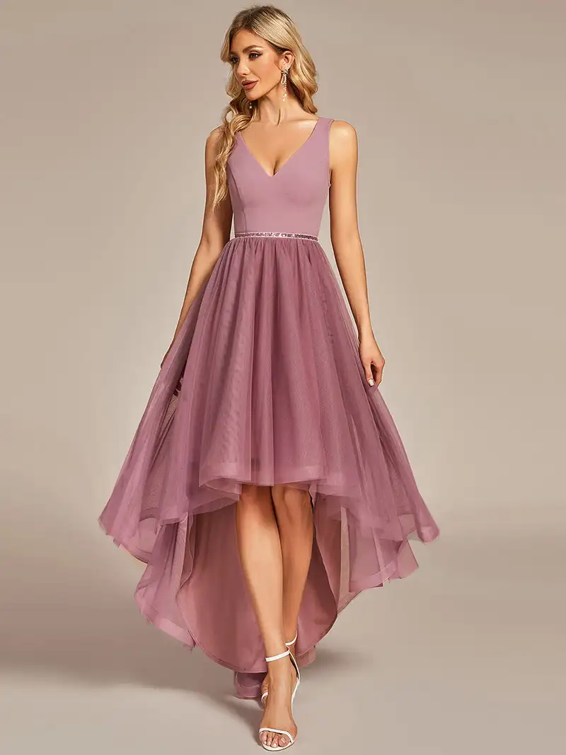 chiffon layered dress A-Line Sweetheart Sleeveless Formal Prom Size:US 4 mnighty Blue Mermaid Wedding Dresses