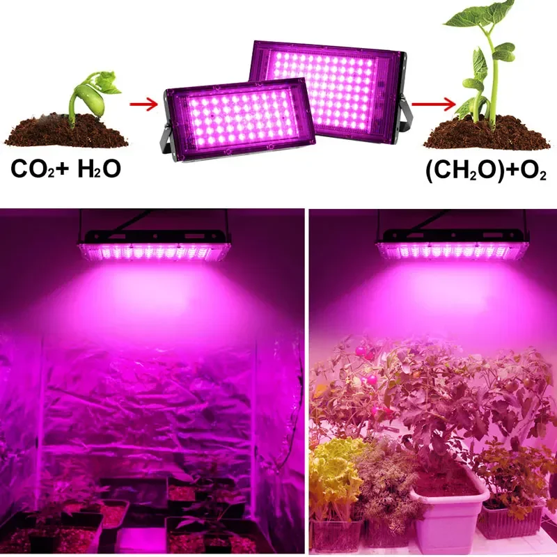 Full Spectrum LED Grow Light with UV for Indoor Plant Cultivation
