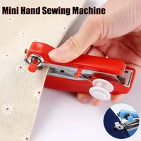 Handheld Portable Mini Sewing machine Simple DIY Sewing Fabric Embroidery Manual Operation Tool for Travel Outdoor Travel NEW 1