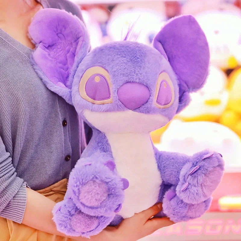 Disney Kawaii Lilo Stitch boneka mewah Taro boneka kartun ungu