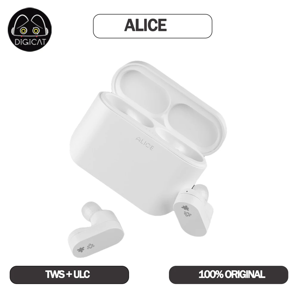 

Original Alice Wireless Earbuds TWS Earphones Bluetooth 5.2 ENC Noise Reduction Headset Hifi Voice Ipx5 Sport Earphone 2023 New