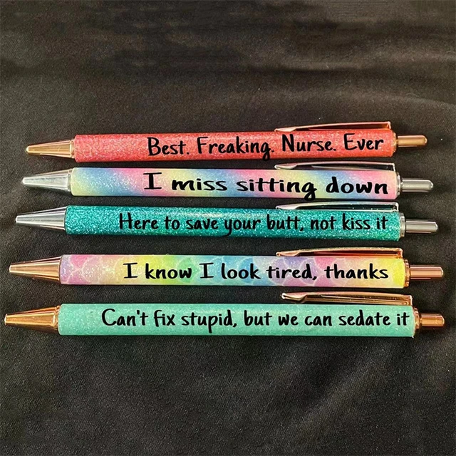 5PCS/Set Funny Ballpoint Pen Shit Show Offensives Funny Writing Pens For  Student Kawaii Stationery Gifts Office Signature Pen - AliExpress
