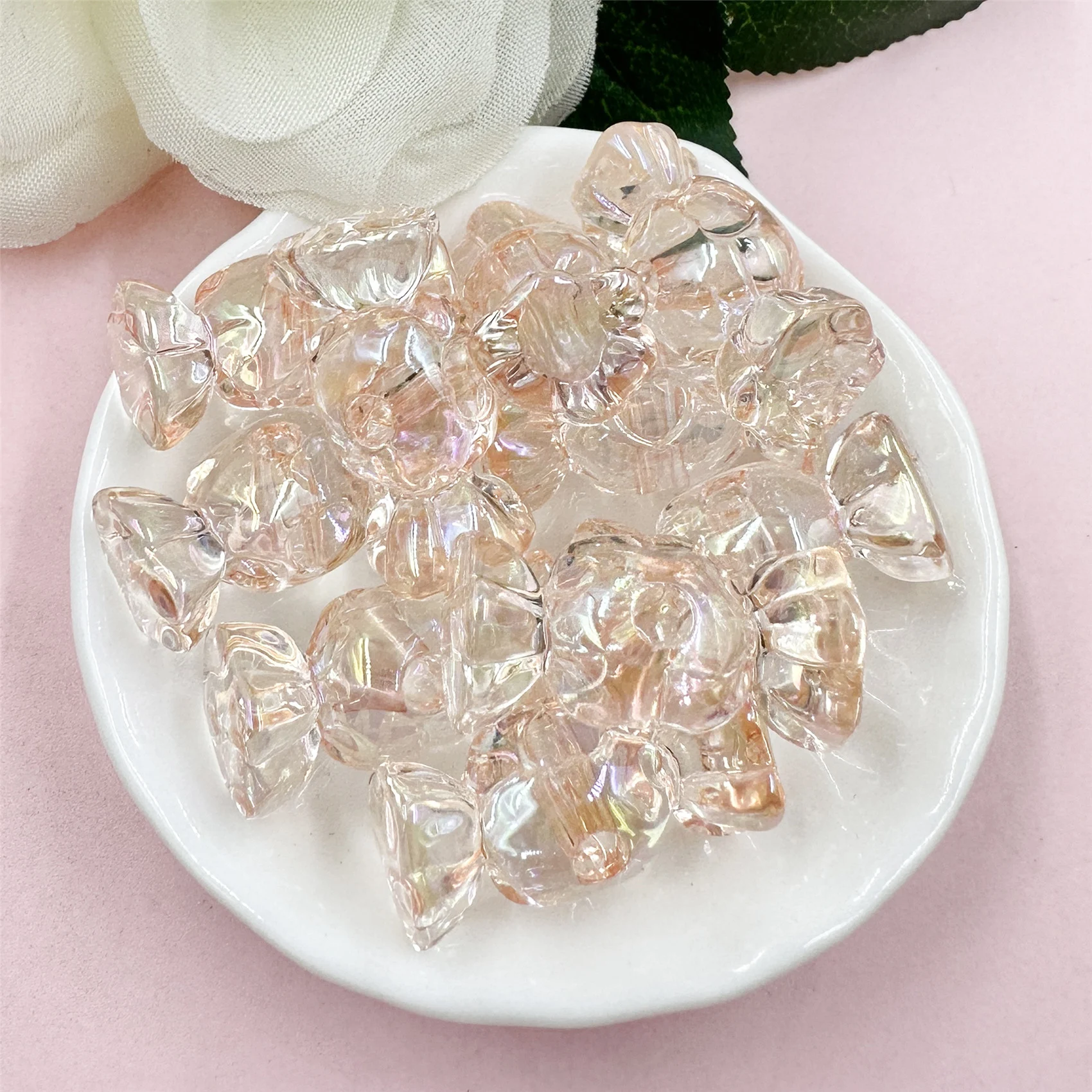 

About 12.5*29.1mm 10pcs Acrylic Jelly Color Candy Beads For Bracelet Earring Necklace Making DIY Jewelry Fashion Accessories