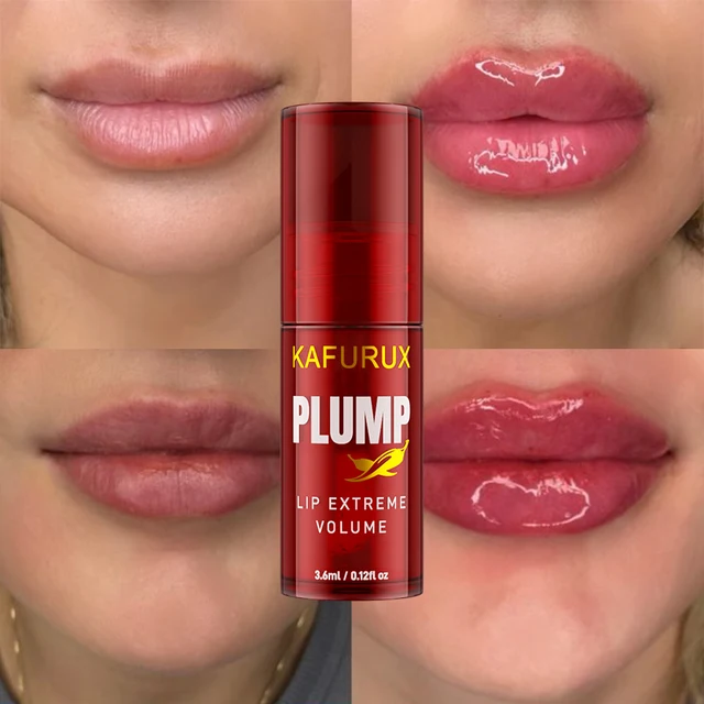 1PC Chili Pepper Lip Plumper Oil Long Lasting Moisturizing Lip Gloss Serum Instant Volumising Essence Oil Lip Makeup for Women 5