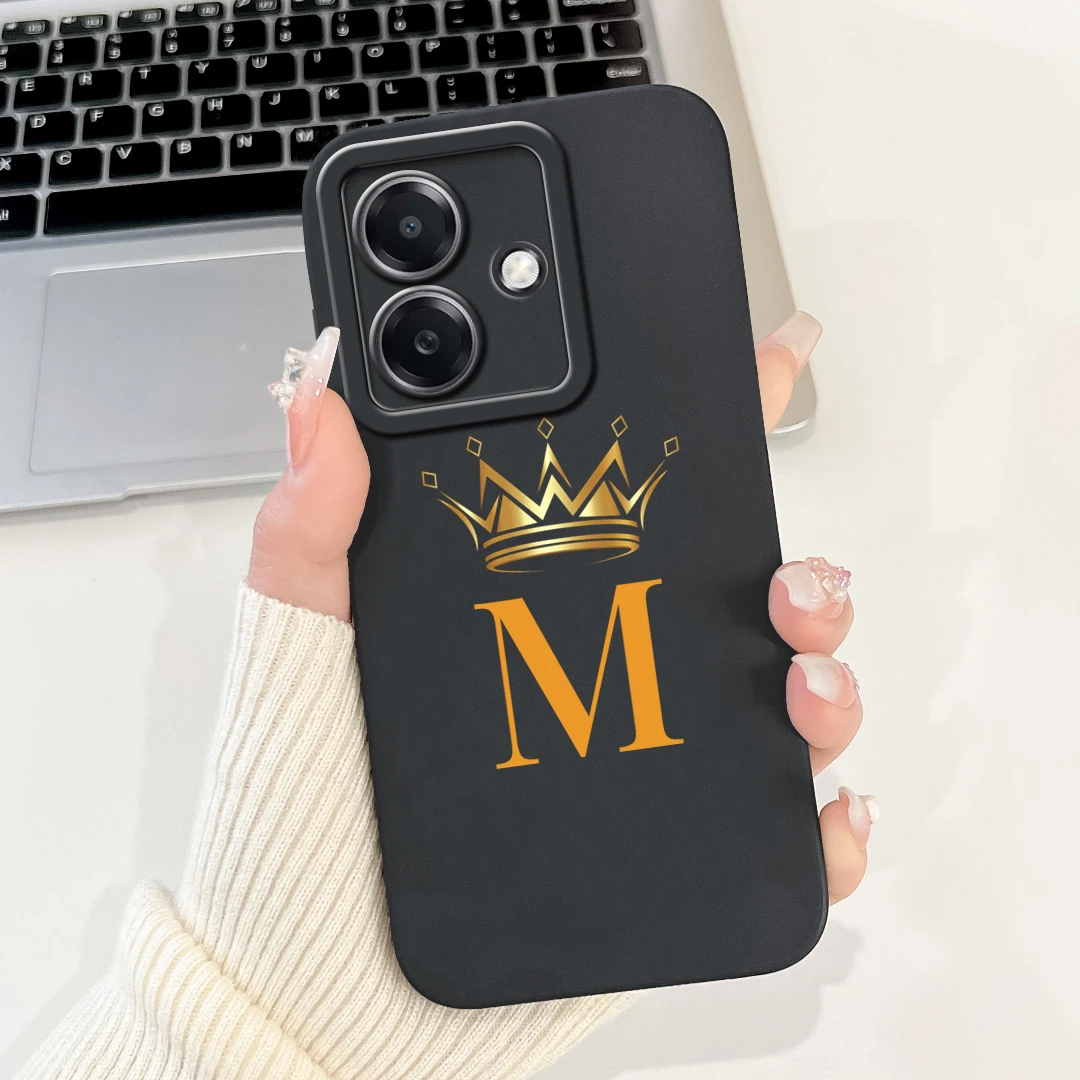 Stylish Couple Letters Shockproof Soft Silicone Phone Case - Elegant & Durable Design