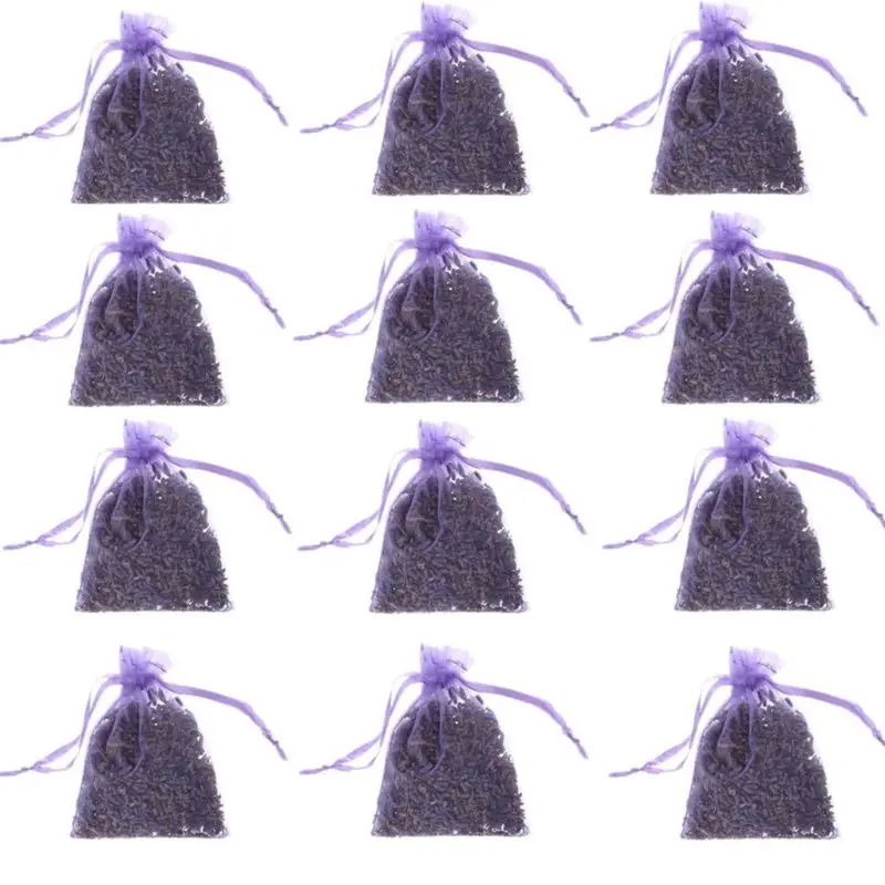 French Dried Lavender Sachets Craft Bag 12 Set D0AD