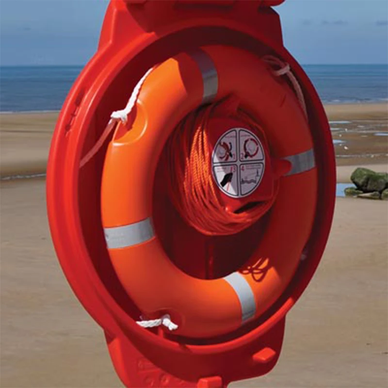 China Factory Fiberglass Life Buoy Store Box Life Ring Cabinet for Lifesaving