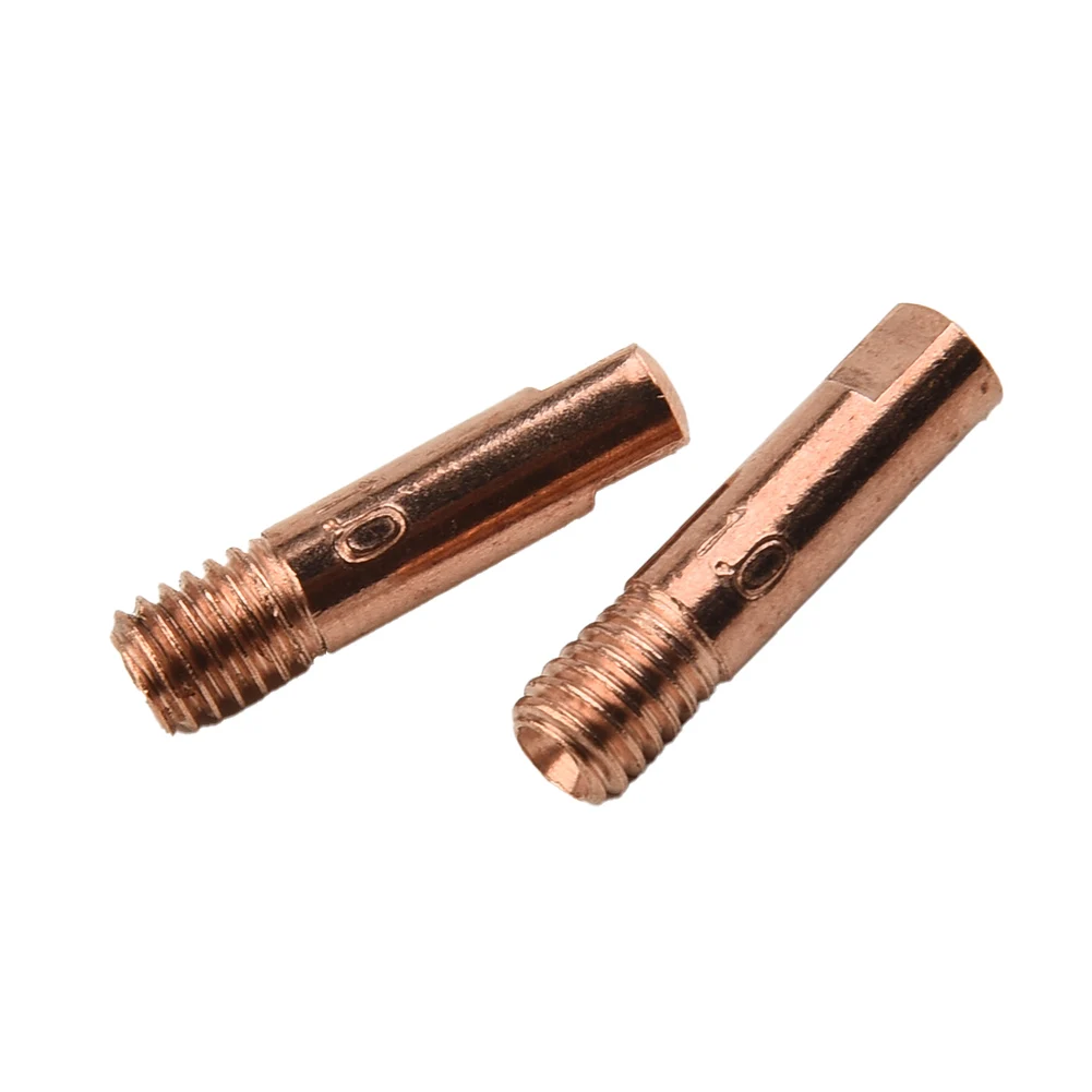

Tips Holder Set Nozzles Copper 25*6mm 10Pcs 0.8/1.0/1.2mm MB-15AK MIG/MAG Welding Torch Sale Durable Practical