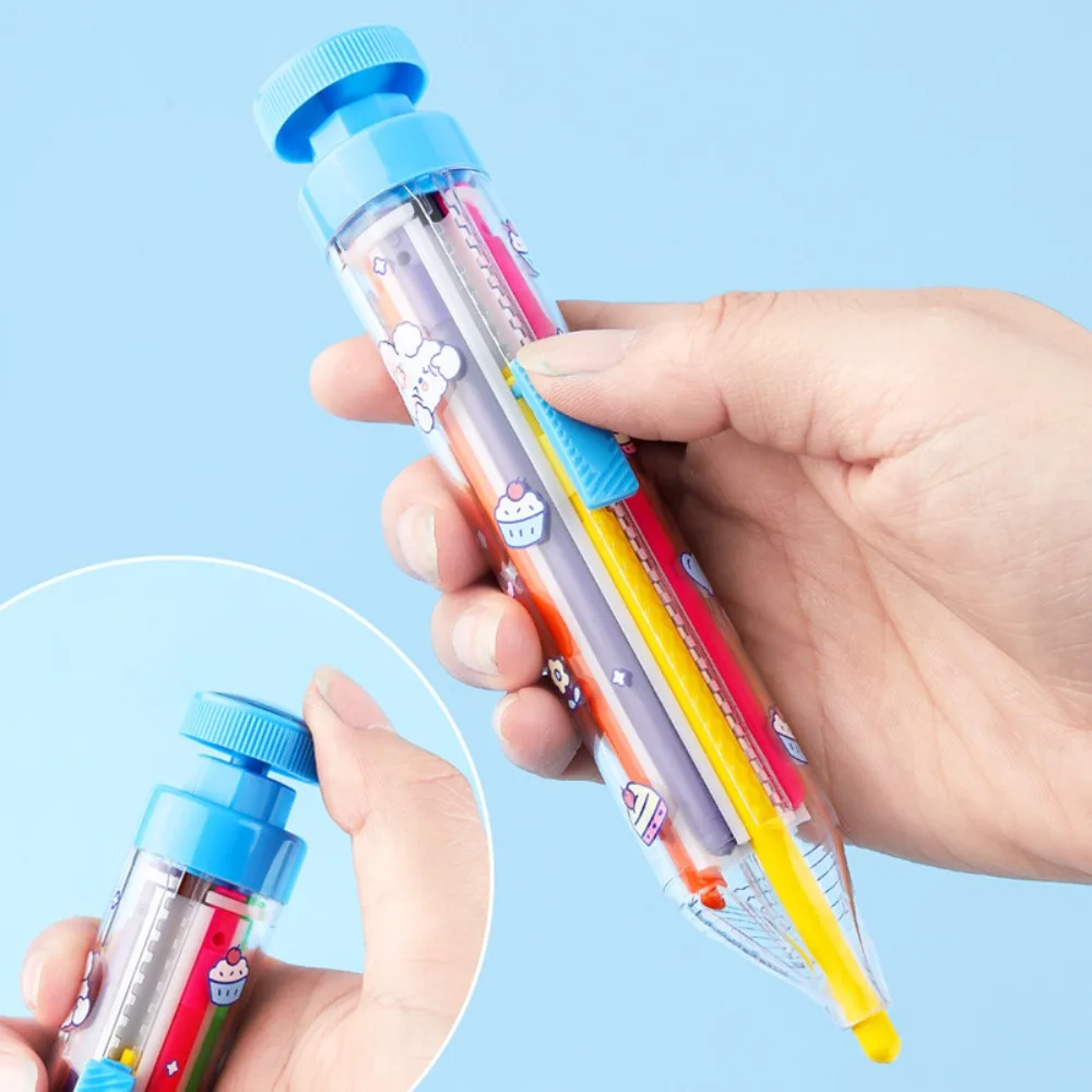 Colored Crayons 8 In 1 DIY Push Style Painting Tools For Kids colored crayons children painting supplies
