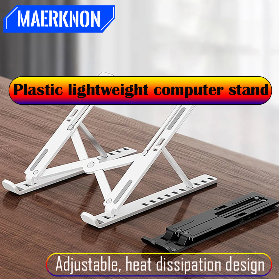 For Notebook And Tablet Foldable Storage Rack Support Desktop Elevated Rack Heat Dissipation Adjustable Portable Laptop Stand