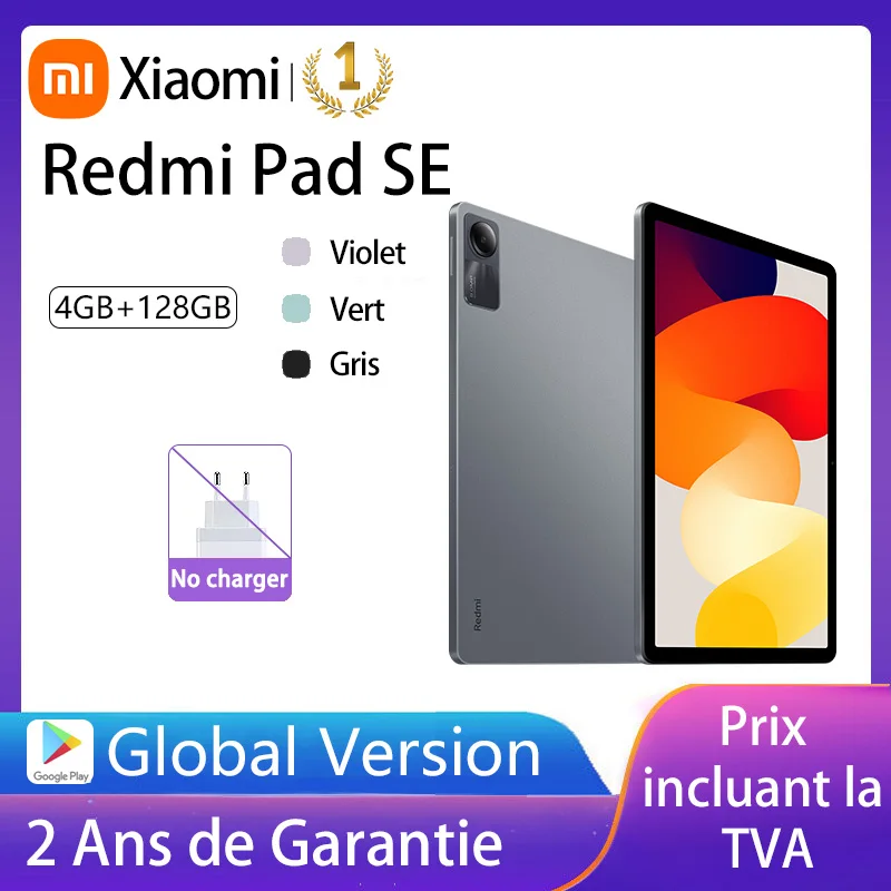 Xiaomi Redmi Pad SE Tablet, global version, FHD + screen 11