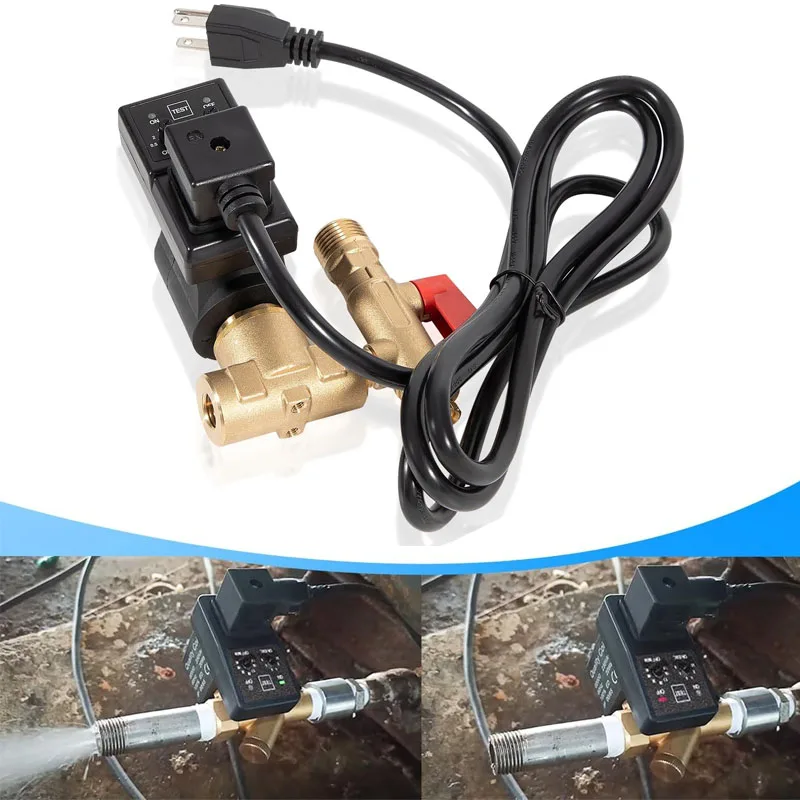 Edv200AutomaticElectronicDrainValveRemovesCondensedWaterAndOil