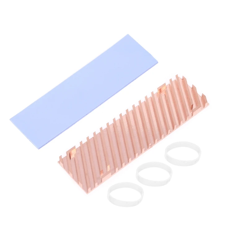 

Ultra Thin Pure Copper Heatsink Cooler Heat Sink SSD Thermal Pad for M.2 2280 PCI-E NVME